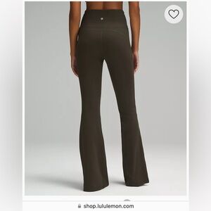 LULULEMON HIGH WAISTED OLIVE FLARES